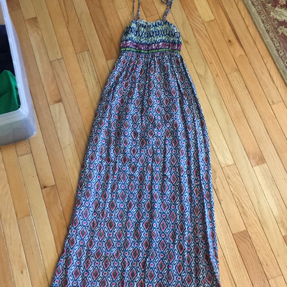 Floral sun dress- one size fits all.